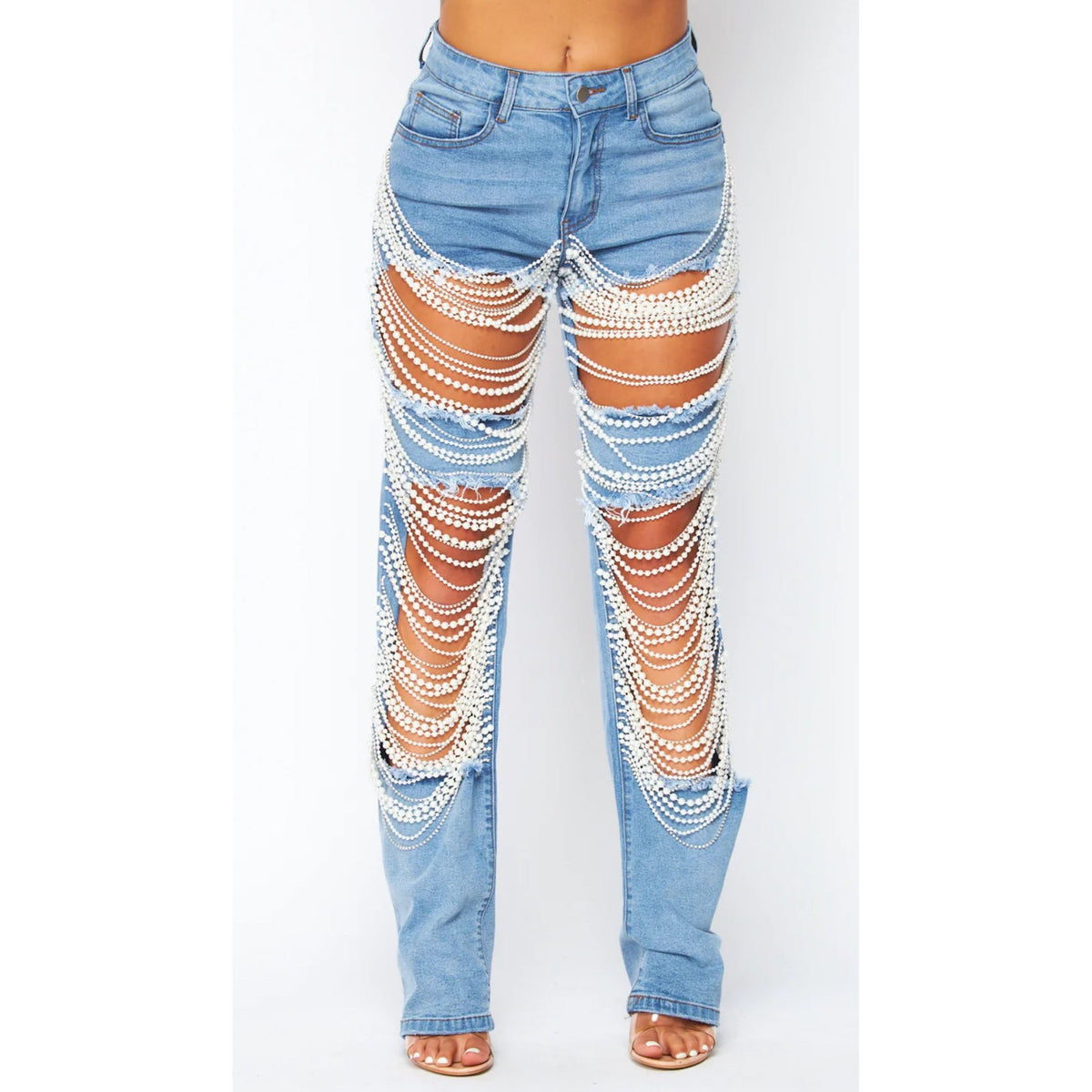 Diamond of the Sea Pearl Denim Jeans