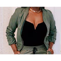 The Bomber Jacket - Olive